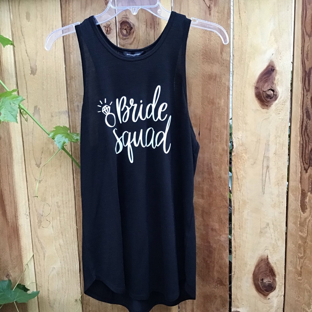 Bride squad tank size large